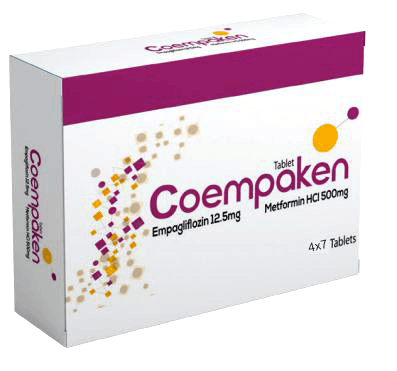 Coempaken (Empagliflozin 12.5 mg / Metformin HCl 500 mg)