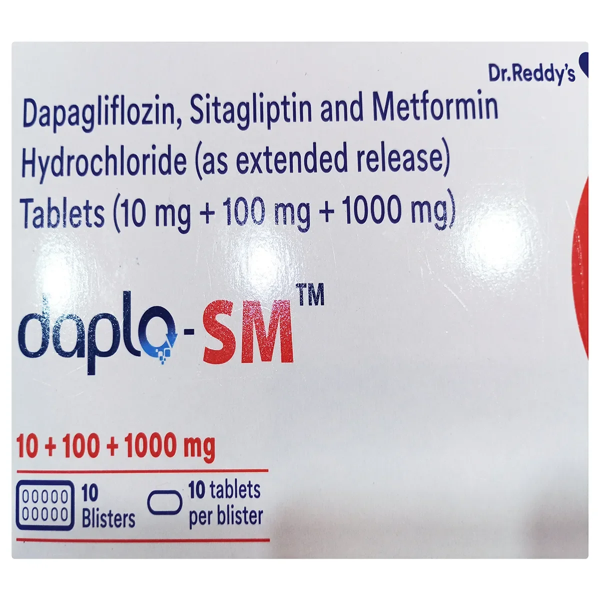Dapefy SM (Dapagliflozin, Sitagliptin and Metformin ER Tablets)