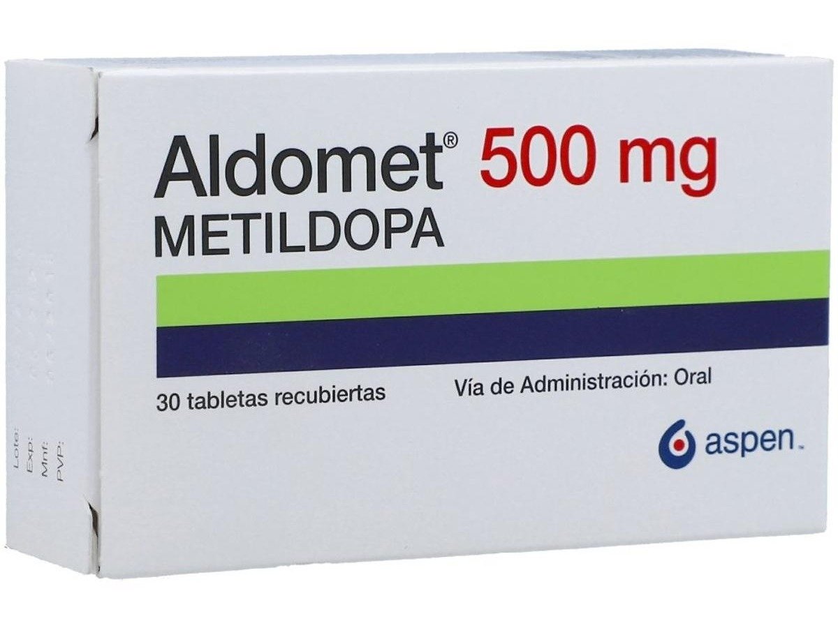 Aldomet (Methyldopa 500 mg Tablets)
