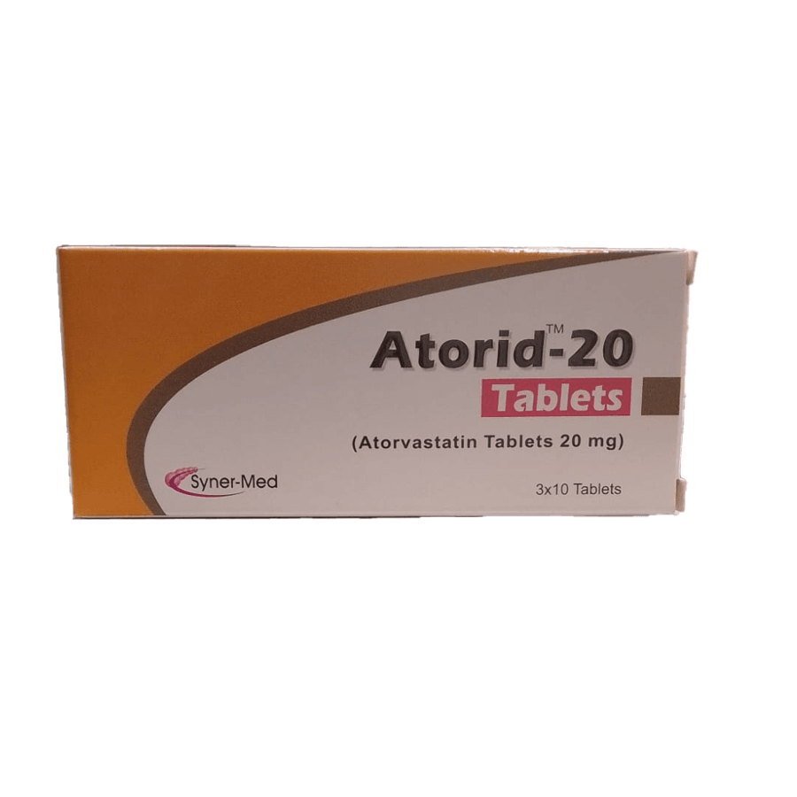 Atorid-20 (Atorvastatin Tablets 20 mg)
