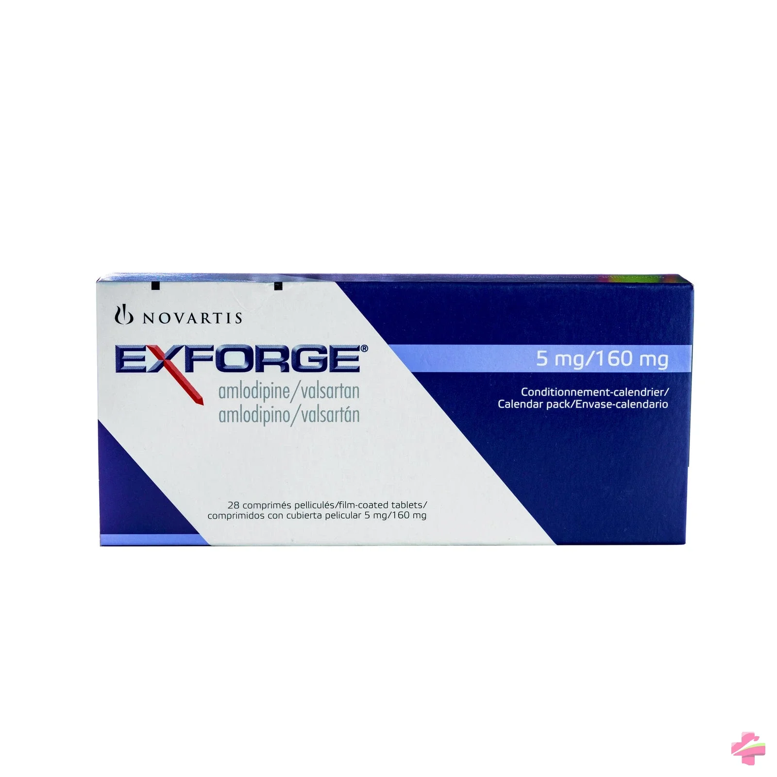 Exforge (Amlodipine 5 mg / Valsartan 160 mg)