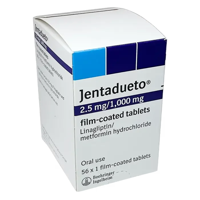 Jentadueto 2.5 mg/1000 mg (Linagliptin/Metformin Hydrochloride)