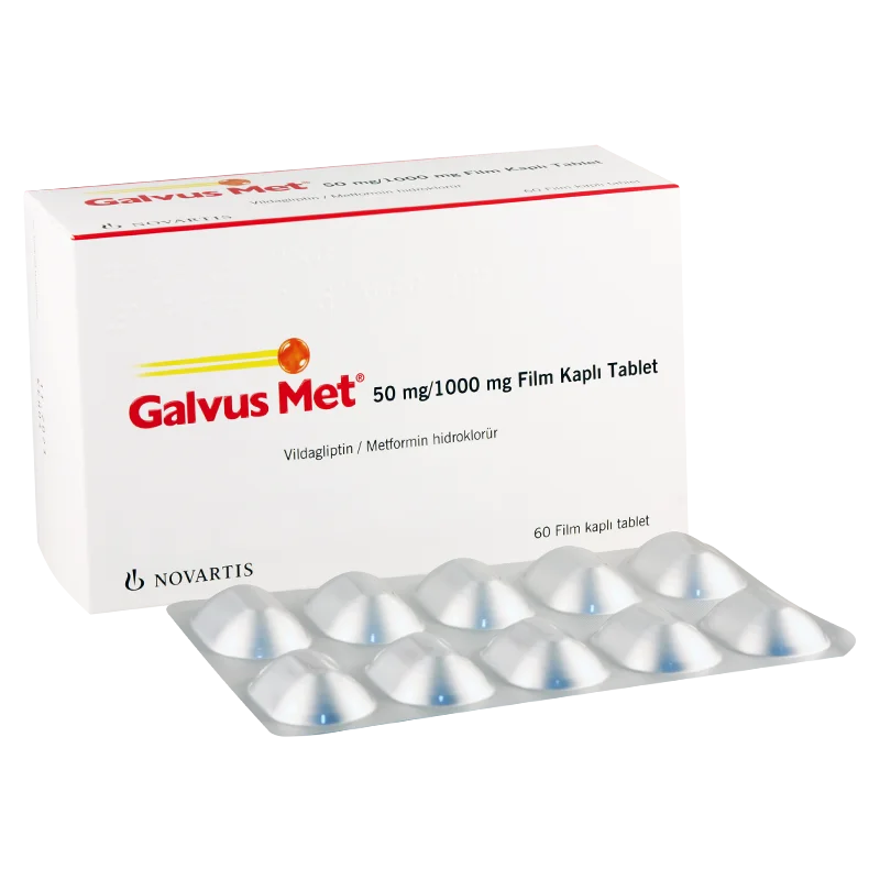 Galvus Met 50 mg/1000 mg (Vildagliptin / Metformin hidroklorür)
